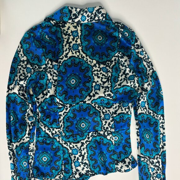Marciano patterned printed silk top - Picture 2 of 8